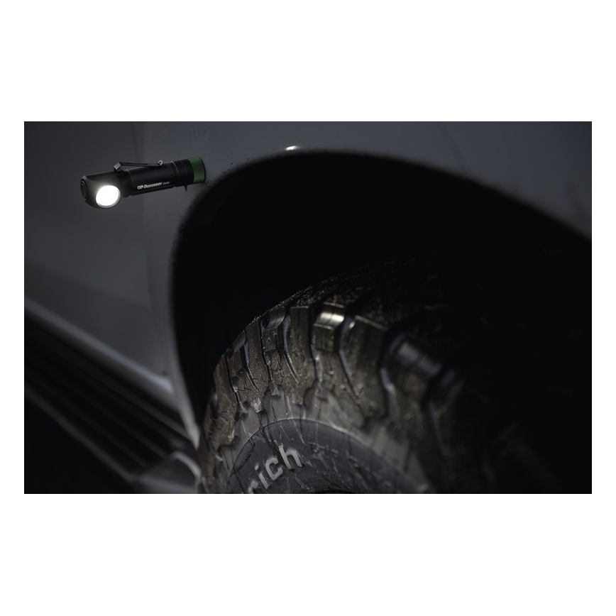 LED Fejlámpa GP DISCOVERY CHR35 LED/3,7V/2600mAh