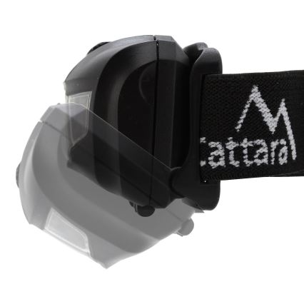 LED Fejlámpa LED/3W/3xAAA IP44 fekete