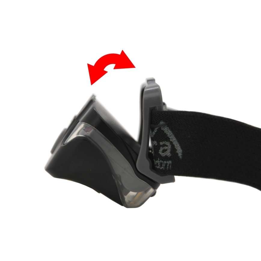 LED Fejlámpa LED/3xAAA fekete