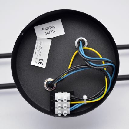 LED Felületre szerelhető csillár CAMBRIDGE 4xE27/8W/230V fekete