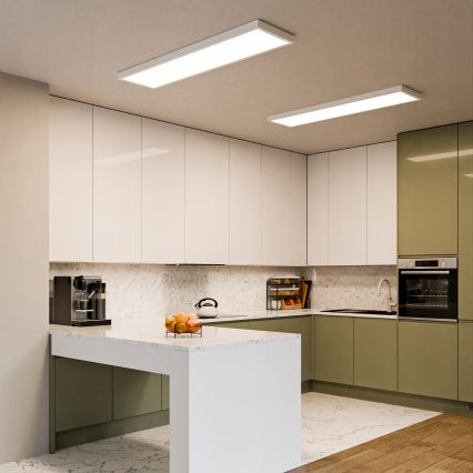 LED felületre szerelhető panel LED/60W/230V 30x120 cm fehér