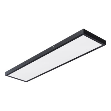 LED felületre szerelhető panel LED/60W/230V 30x120 cm fekete