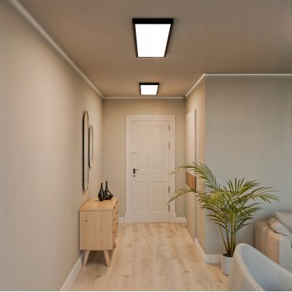 LED felületre szerelhető panel LED/60W/230V 30x120 cm fekete