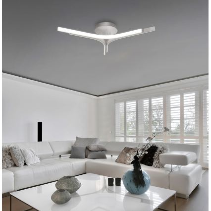 LED felületre szerelt csillár ALTA LED/30W/230V ezüstszínű