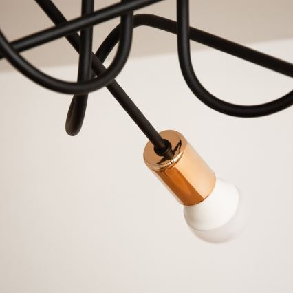 LED felületre szerelt csillár OXFORD 3xE27/15W/230V fekete