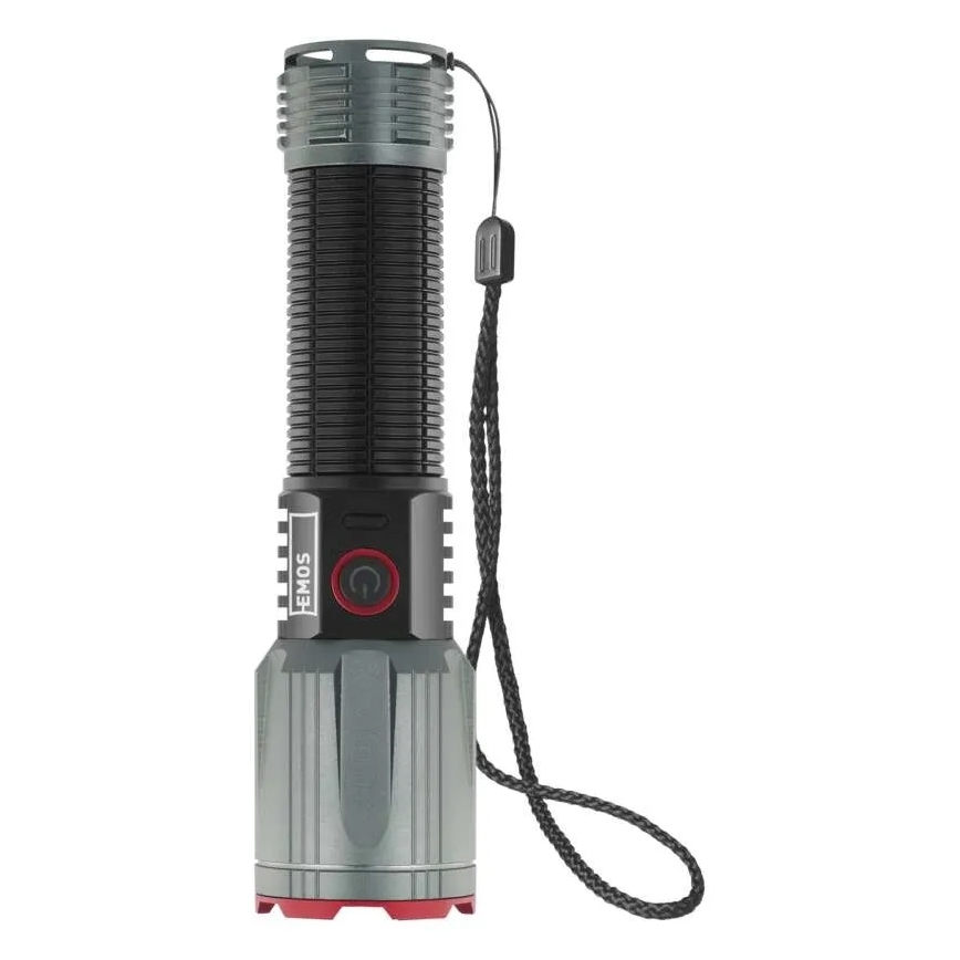 LED fém újratölthető zseblámpa LED/5V 3000 lm 5000 mAh IP43