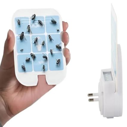 LED Fény szúnyogcsapda cserélhető lemezekkel UV/230V