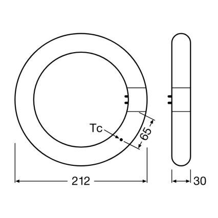 LED Fénycső G10q/11W/230V 3000K - Osram