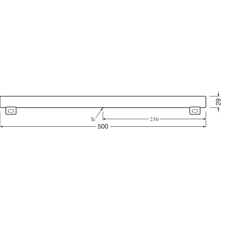 LED Fénycső S14s/6W/230V 2700K 50 cm - Osram