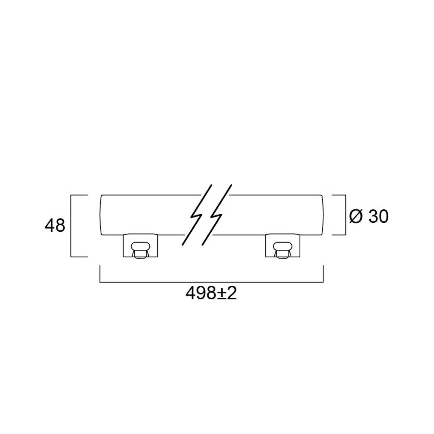 LED Fénycső TOLEDO S14s/7,5W/230V 2700K 50 cm - Sylvania