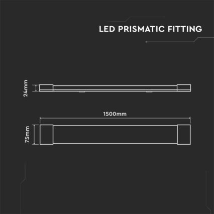 LED Fénycsöves lámpa LED/50W/230V 4000K 150 cm fehér