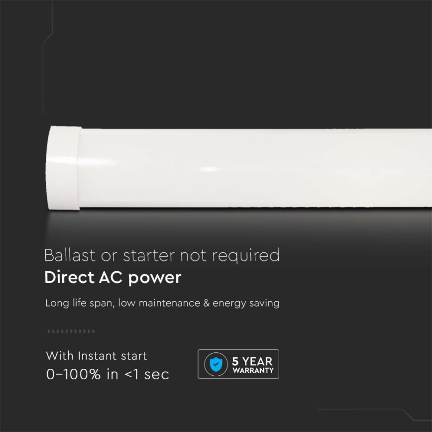 LED Fénycsöves lámpa SAMSUNG CHIP LED/40W/230V 6500K 120 cm