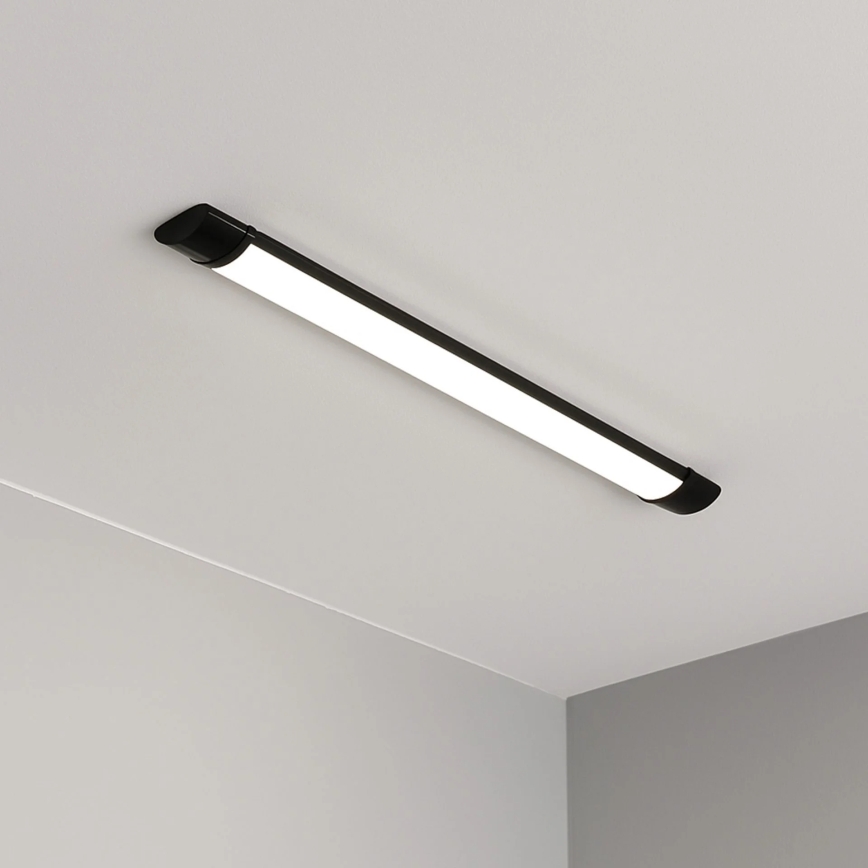 LED fénycsöves lámpatest LED/30W/230V 4000K 90 cm fekete