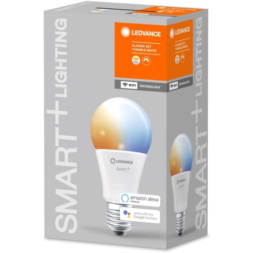 LED fényerő-szabályozó izzó SMART + E27 / 9.5W / 230V 2700K-6500K - Ledvance