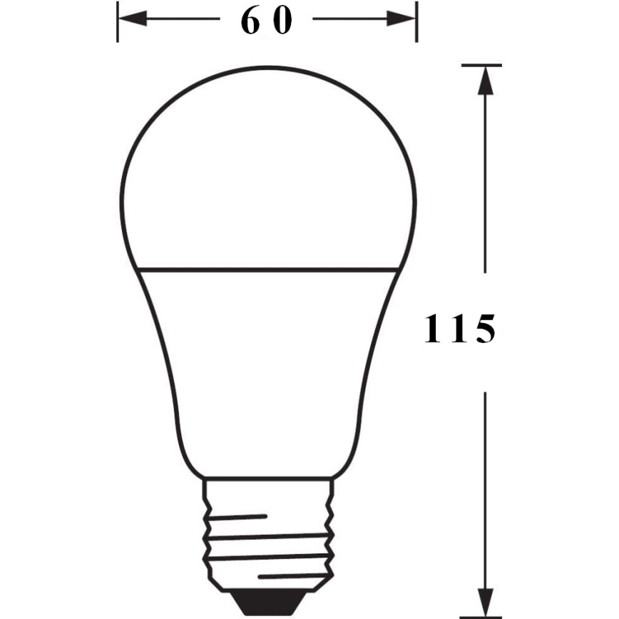 LED fényerő-szabályozó izzó SMART + E27 / 9.5W / 230V 2700K-6500K - Ledvance