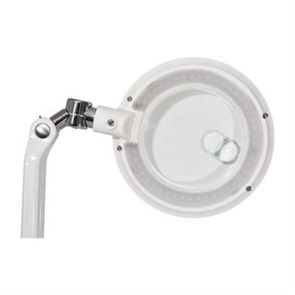 LED fényerőszabályozható asztali lámpa nagyítóval LED/7W/230V 6500K fehér