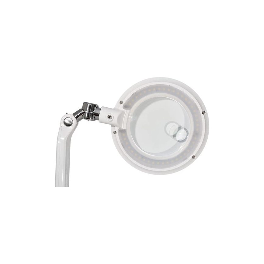 LED fényerőszabályozható asztali lámpa nagyítóval LED/7W/230V 6500K fehér