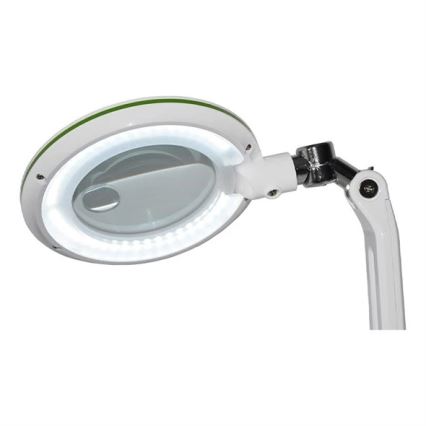 LED fényerőszabályozható asztali lámpa nagyítóval LED/7W/230V 6500K fehér