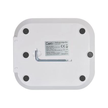 LED fényerőszabályozható asztali lámpa nagyítóval LED/7W/230V 6500K fehér
