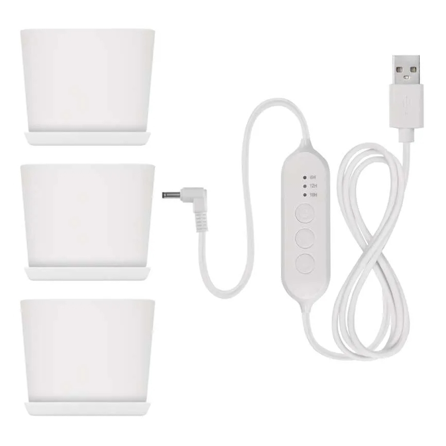 LED fényerőszabályozható beltéri növénynevelő lámpa GROW LED/7W/5V