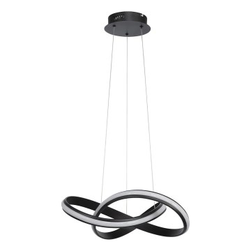 LED fényerőszabályozható drótkábeles csillár SALO LED/28W/230V 3000K fekete