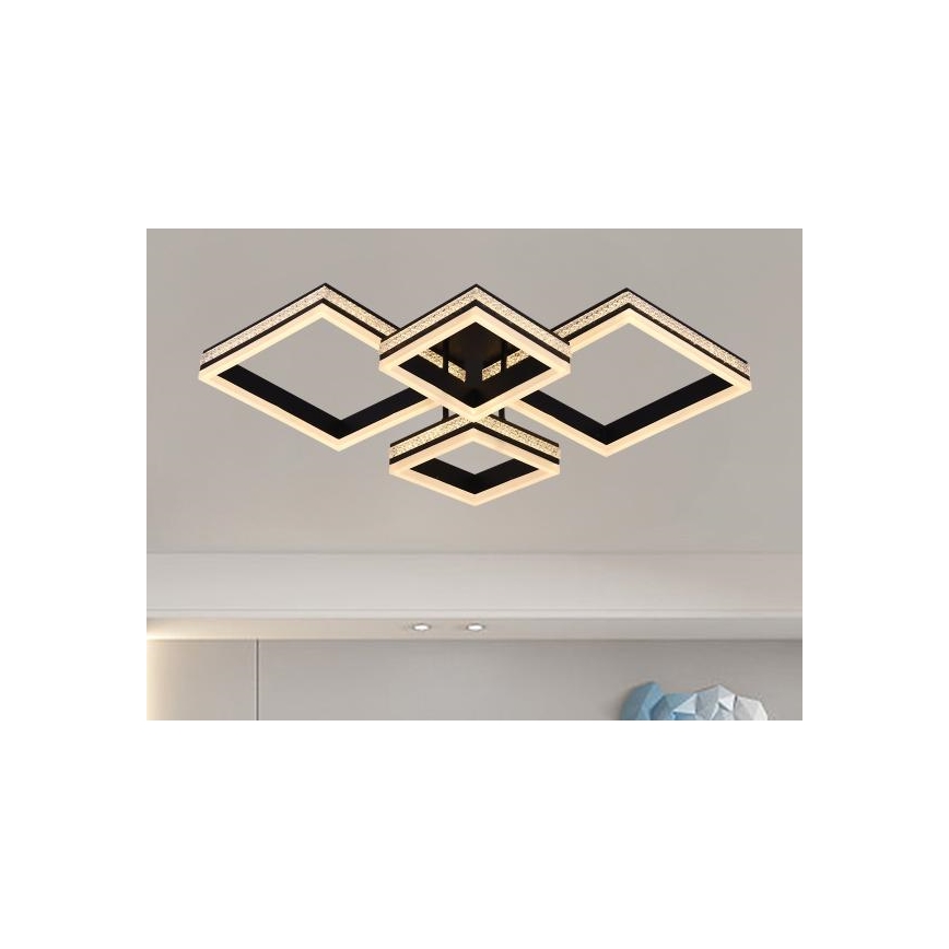LED fényerőszabályozható, felületre szerelhető csillár LED/175W/230V 3000-6500K + távirányító