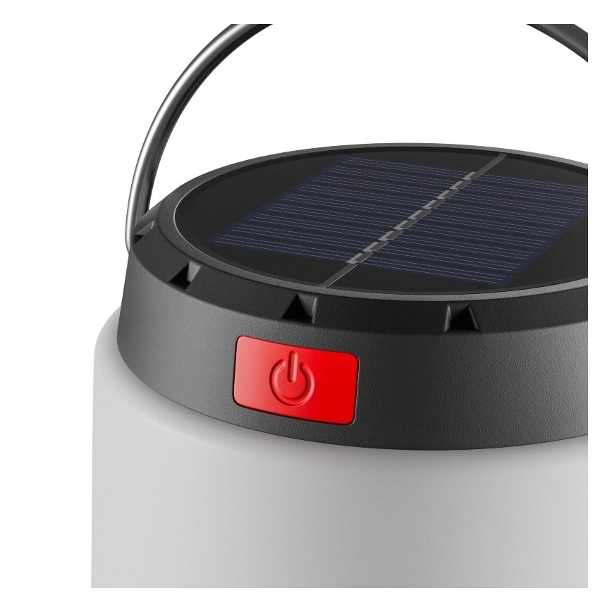 LED fényerőszabályozható, hordozható, napelemes, tölthető lámpa LUMINA TUBO LED/5V 800 mAh