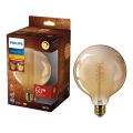 LED fényerőszabályozható izzó VINTAGE Philips G125 E27/7,3W/230V 2200K