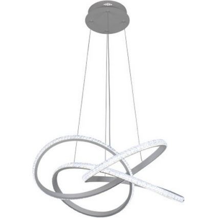 LED fényerőszabályozható csillár zsinóron LED/95W/230V 3000-6500K Ø57 cm + távirányító