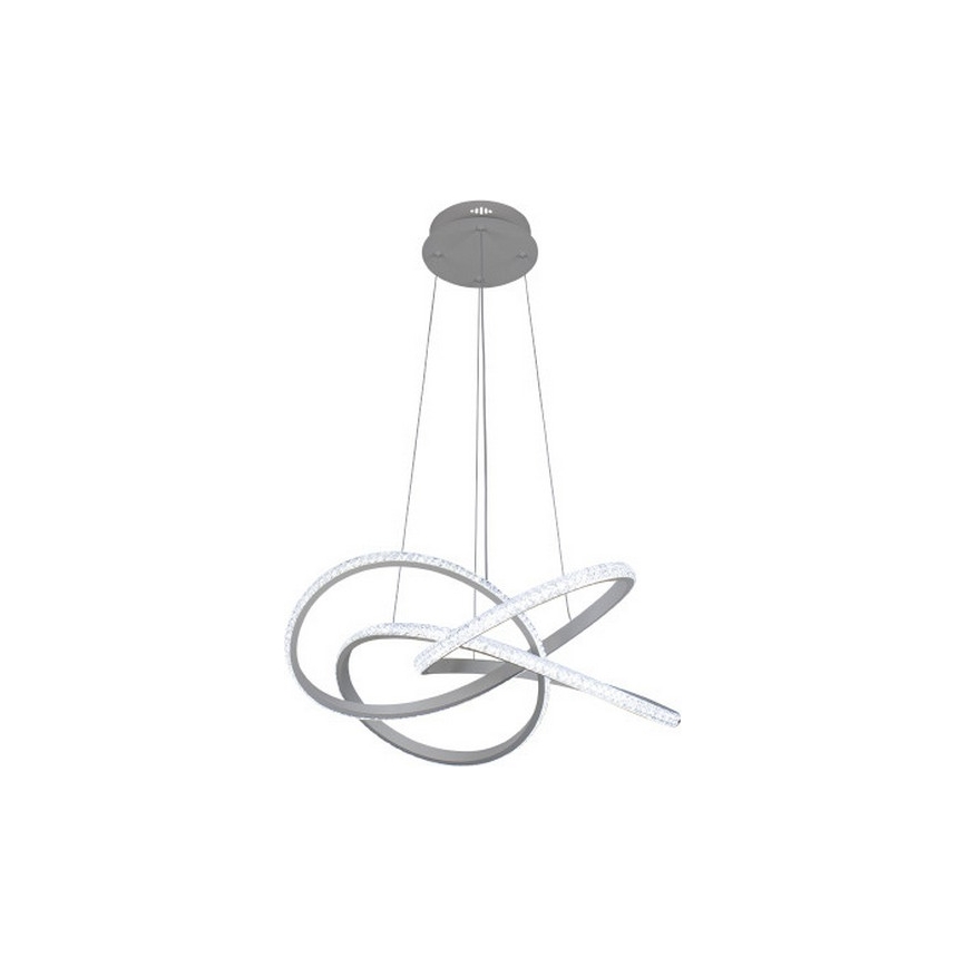 LED fényerőszabályozható csillár zsinóron LED/95W/230V 3000-6500K Ø57 cm + távirányító