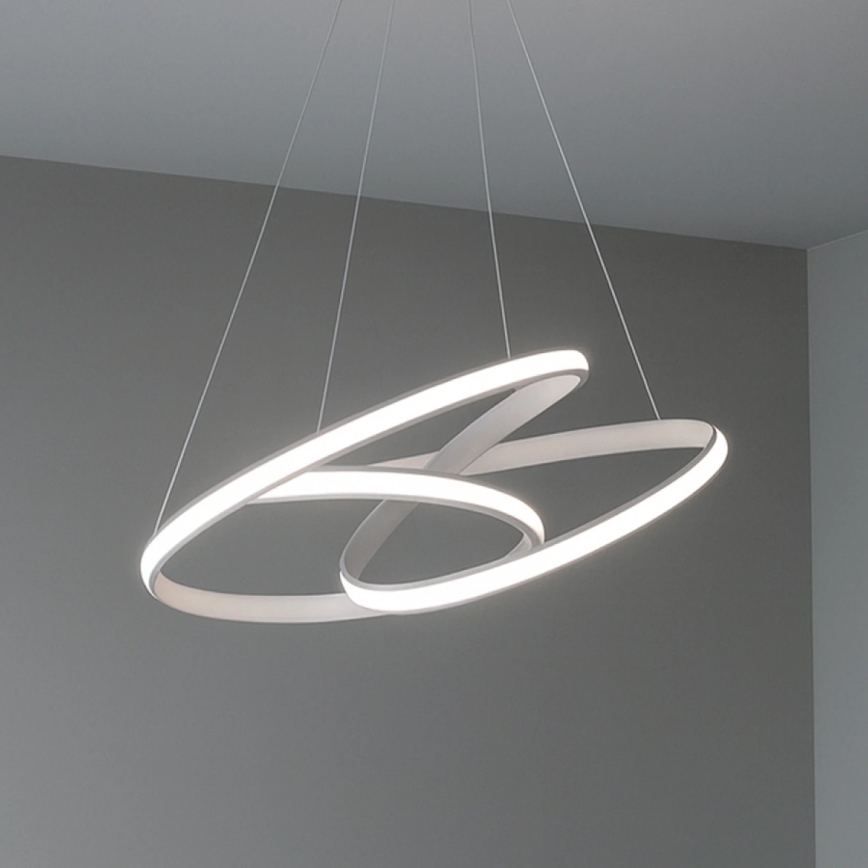 LED fényerőszabályozható kábeles függeszték LED/85W/230V 3000-6500K átm. 49 cm + távirányító