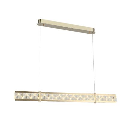 LED dimmelhető kristálycsillár kábelen ENRIQUE LED/20W//230V 3000-6000K + távirányító