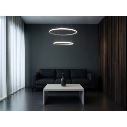 LED dimmelhető csillár kábellel LED/55W/230V 3000-6500K átm. 60 cm + távirányítóval