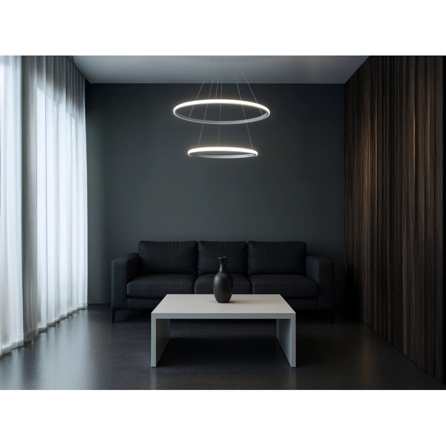 LED dimmelhető csillár kábellel LED/55W/230V 3000-6500K átm. 60 cm + távirányítóval