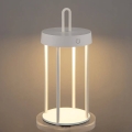 LED fényerőszabályozható kültéri újratölthető érintésvezérelt asztali lámpa GENTLE LED/1,5W/3,7V 3000 mAh IP44 fehér