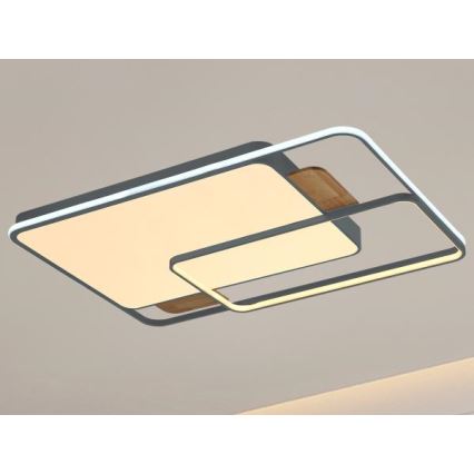 LED fényerőszabályozható mennyezeti lámpa LED/280W/230V 3000-6500K + távirányító