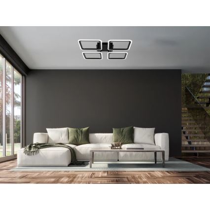 LED Fényerőszabályozható mennyezeti lámpa LED/95W/230V 3000-6500K + távirányító