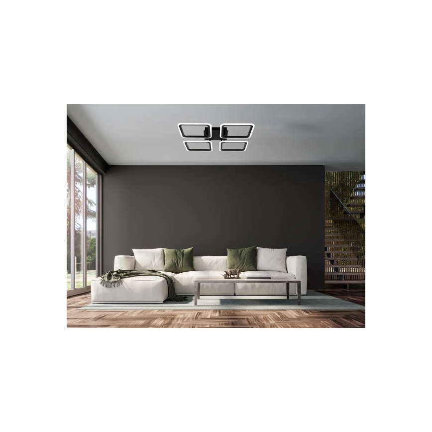 LED Fényerőszabályozható mennyezeti lámpa LED/95W/230V 3000-6500K + távirányító