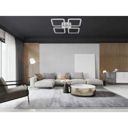 LED Fényerőszabályozható mennyezeti lámpa LED/95W/230V 3000-6500K + távirányító