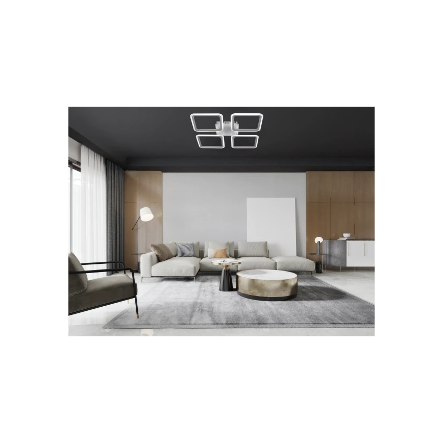 LED Fényerőszabályozható mennyezeti lámpa LED/95W/230V 3000-6500K + távirányító