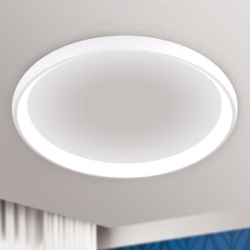 LED Fényerőszabályozható mennyezeti lámpa VENUS LED/85W/230V átm. 81 cm fehér