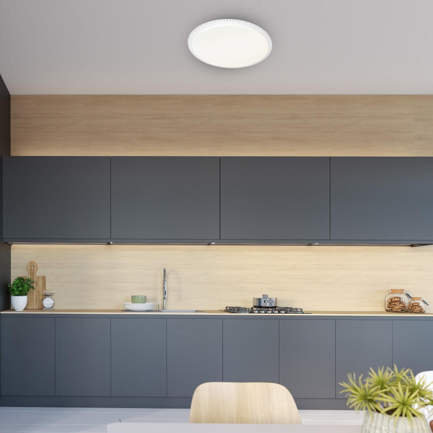 LED fényerőszabályozható mennyezeti lámpatest CRUZ távirányítóval LED/66W/230V 3300lm