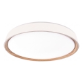 LED Fényerőszabályozható mennyezeti lámpatest ILVI LED/30W/230V 2700-6500K Ø 40 cm fehér/bézs + távirányítóval