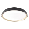 LED Fényerőszabályozható mennyezeti lámpatest ILVI LED/45W/230V 2700-6500K átm. 50 cm fekete/sárgaréz + távirányító