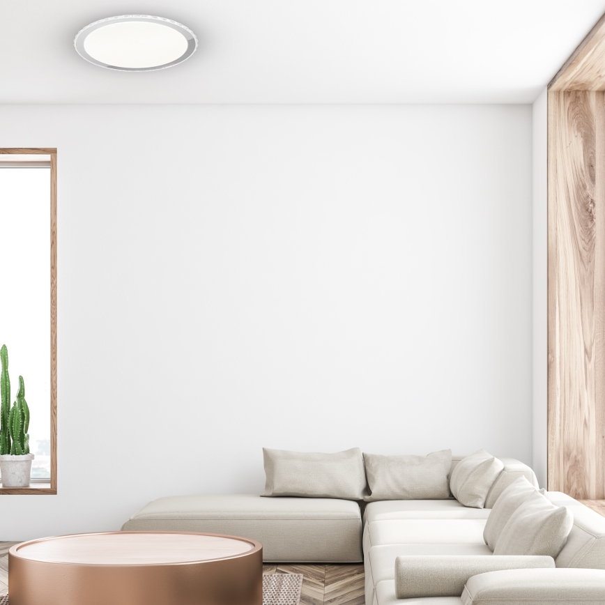 LED fényerőszabályozható mennyezeti lámpatest LAYLA távirányítóval LED/66W/230V