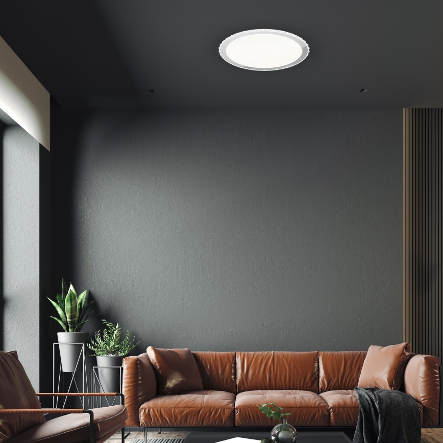 LED fényerőszabályozható mennyezeti lámpatest LAYLA távirányítóval LED/66W/230V