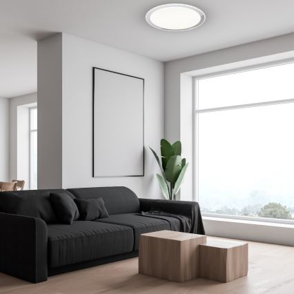 LED fényerőszabályozható mennyezeti lámpatest LAYLA távirányítóval LED/66W/230V