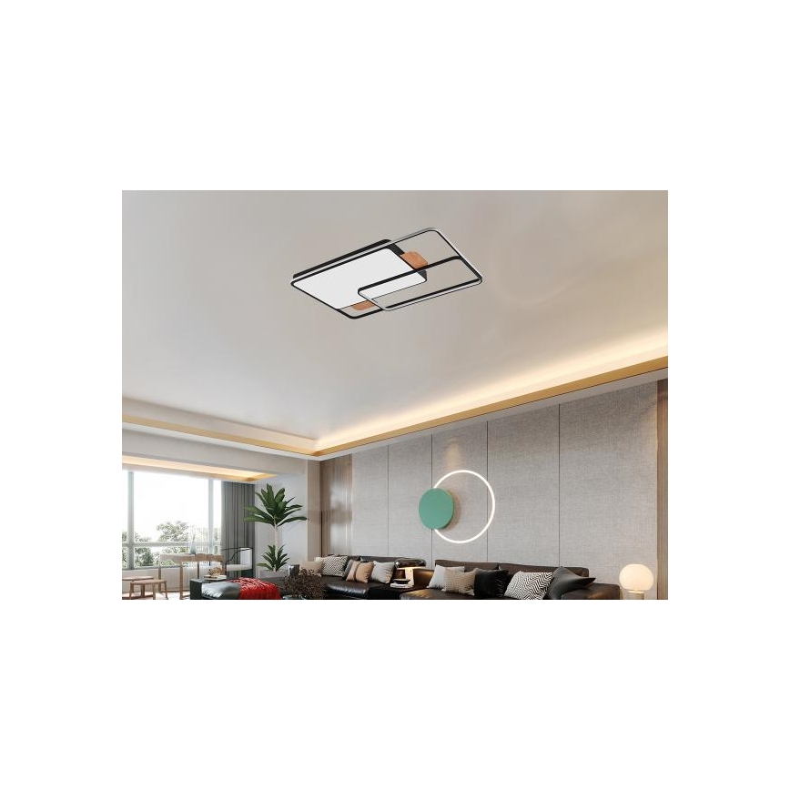 LED fényerőszabályozható mennyezeti lámpatest LED/280W/230V 3000-6500K + távirányító