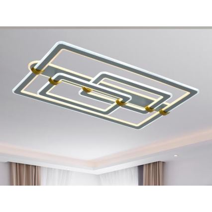 LED fényerőszabályozható mennyezeti lámpatest LED/280W/230V 3000-6500K + távirányító