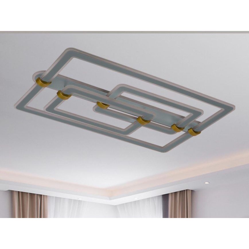 LED fényerőszabályozható mennyezeti lámpatest LED/280W/230V 3000-6500K + távirányító